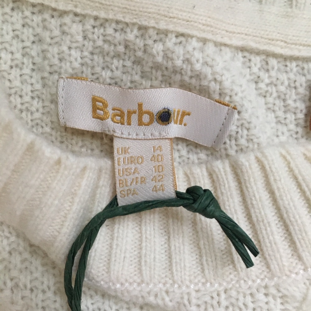 NWT Barbour Burne Long Sleeve Wool Blend Sweater Knit Dress - Picture 15 of 16